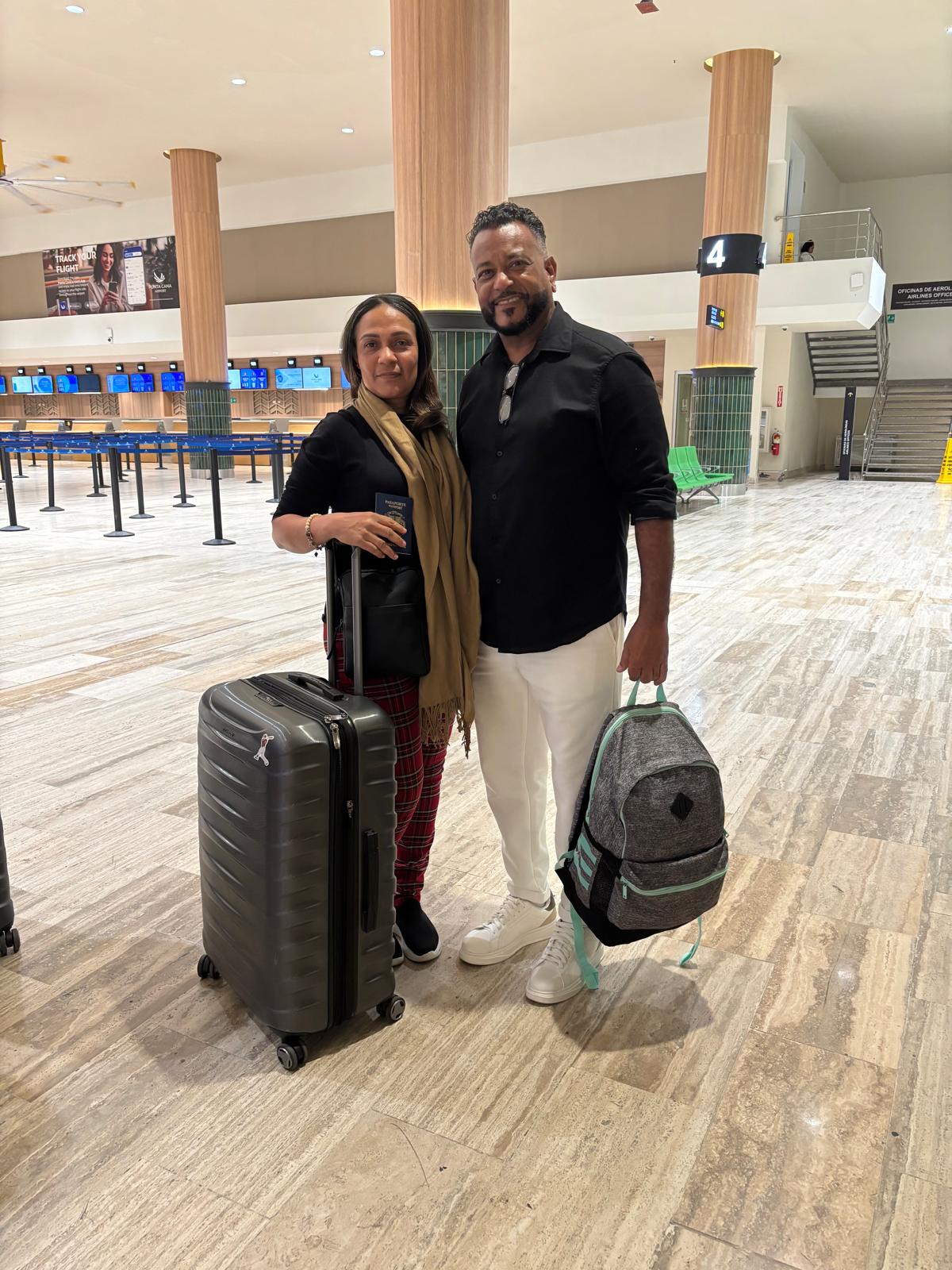 Clients arriving at Punta Cana airport with First Class Transfer Punta Cana